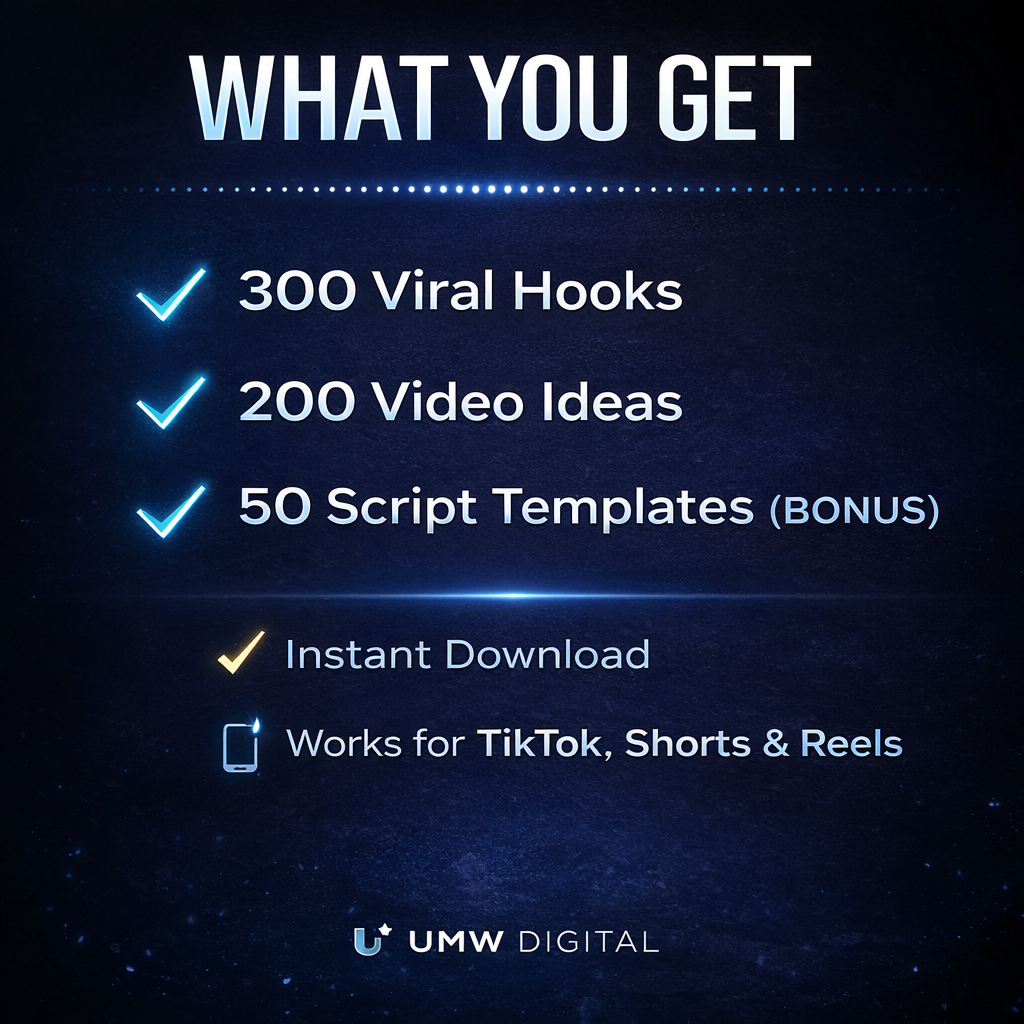 500 Viral Hooks & Video Ideas for Short-Form Content